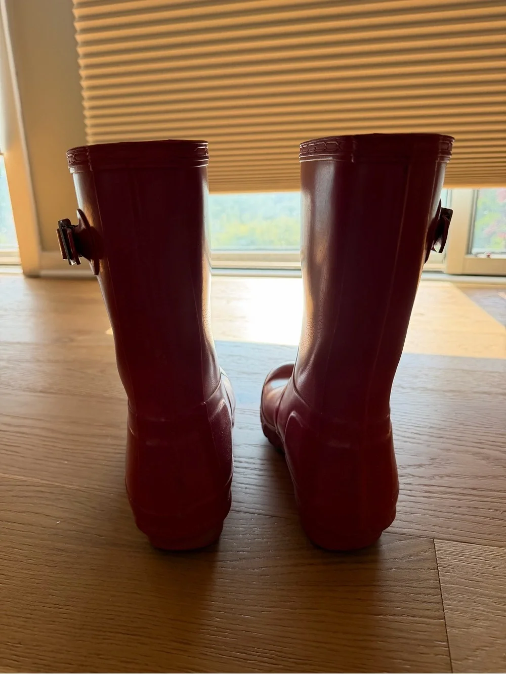 Red Women’s Hunter Rain Boots - Picture 3 of 4
